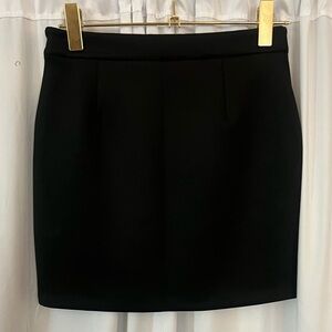 Good American NWOT Scuba Mini Skirt in Black- sz 6